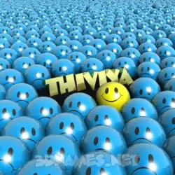 thiviya in Special Smileys style - 3D name wallpaper