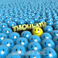 thoulath in Special Smileys style - 3D name wallpaper