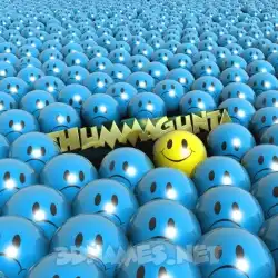 thummagunta in Special Smileys style - 3D name wallpaper