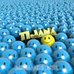 tijana in Special Smileys style - 3D name wallpaper