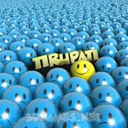 tirupati in Special Smileys style - 3D name wallpaper