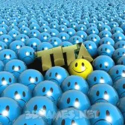 tita in Special Smileys style - 3D name wallpaper