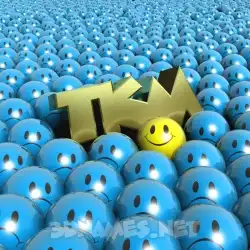 tkm in Special Smileys style - 3D name wallpaper