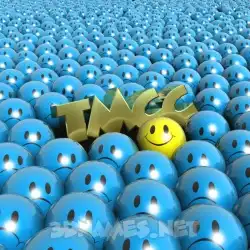 tmcc in Special Smileys style - 3D name wallpaper