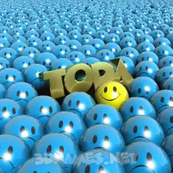 toda in Special Smileys style - 3D name wallpaper