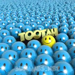 tootah in Special Smileys style - 3D name wallpaper