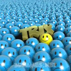 trix in Special Smileys style - 3D name wallpaper