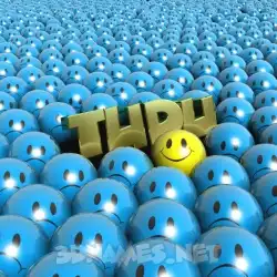 tudu in Special Smileys style - 3D name wallpaper