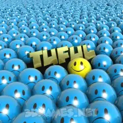 tuful in Special Smileys style - 3D name wallpaper