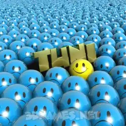 tuni in Special Smileys style - 3D name wallpaper