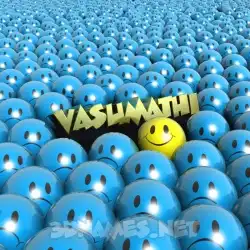vasumathi in Special Smileys style - 3D name wallpaper