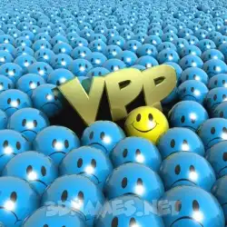 vpp in Special Smileys style - 3D name wallpaper