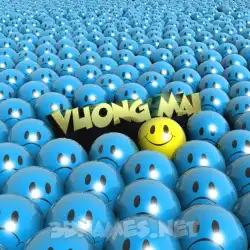 vuong mai in Special Smileys style - 3D name wallpaper