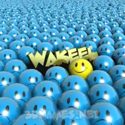 wakeel in Special Smileys style - 3D name wallpaper