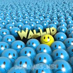 wallid in Special Smileys style - 3D name wallpaper