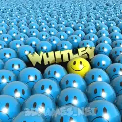 whitley in Special Smileys style - 3D name wallpaper