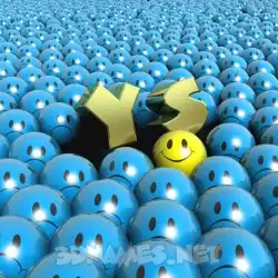 y s in Special Smileys style - 3D name wallpaper