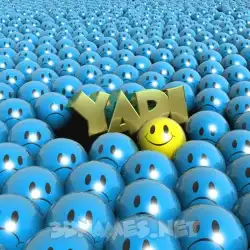yadi in Special Smileys style - 3D name wallpaper