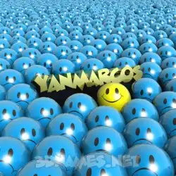 yanmarcos in Special Smileys style - 3D name wallpaper