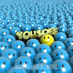 yousoef in Special Smileys style - 3D name wallpaper