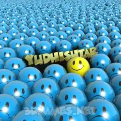 yudhishtar in Special Smileys style - 3D name wallpaper