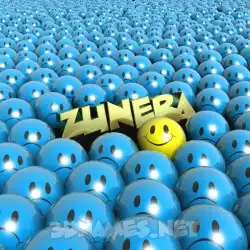 zunera in Special Smileys style - 3D name wallpaper