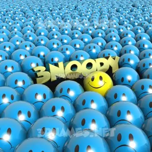 3noody in Special Smileys style - 3D name wallpaper