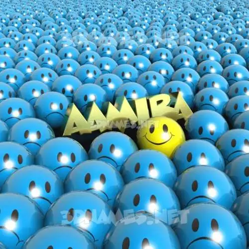 aamira in Special Smileys style - 3D name wallpaper