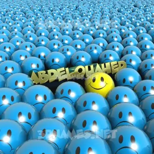 abdelouahed in Special Smileys style - 3D name wallpaper abdelouahed in Special Smileys style - 3D name wallpaper