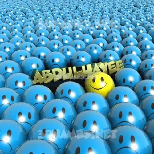 abdulhayee in Special Smileys style - 3D name wallpaper