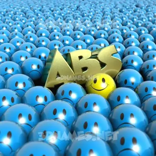 abs in Special Smileys style - 3D name wallpaper abs in Special Smileys style - 3D name wallpaper