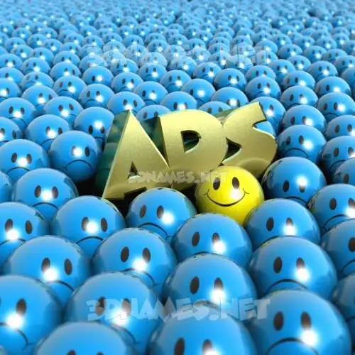 ads in Special Smileys style - 3D name wallpaper