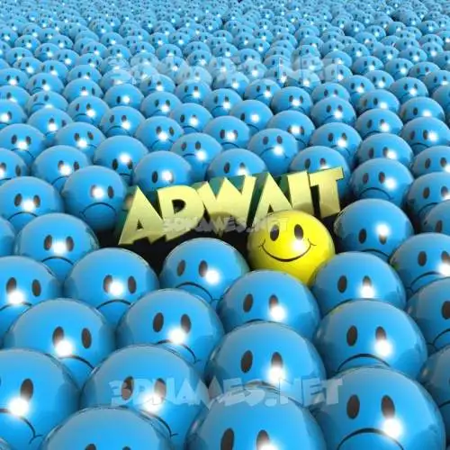 adwait in Special Smileys style - 3D name wallpaper