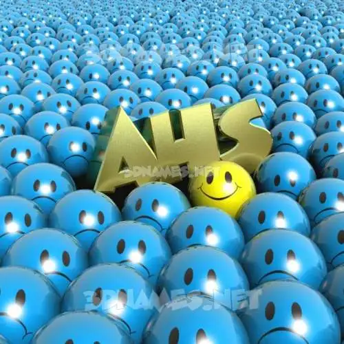 ahs in Special Smileys style - 3D name wallpaper ahs in Special Smileys style - 3D name wallpaper