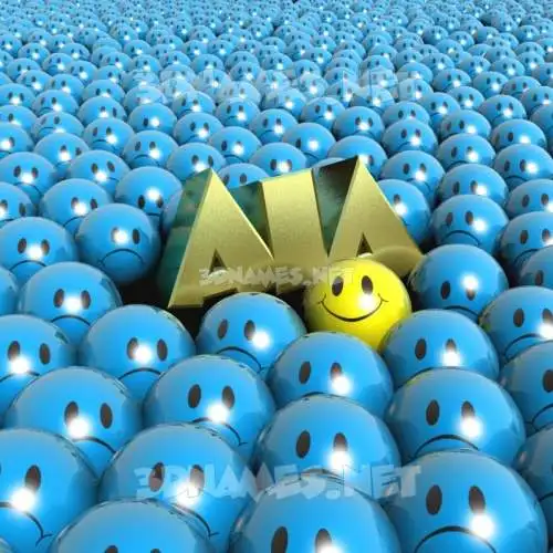 aia in Special Smileys style - 3D name wallpaper aia in Special Smileys style - 3D name wallpaper