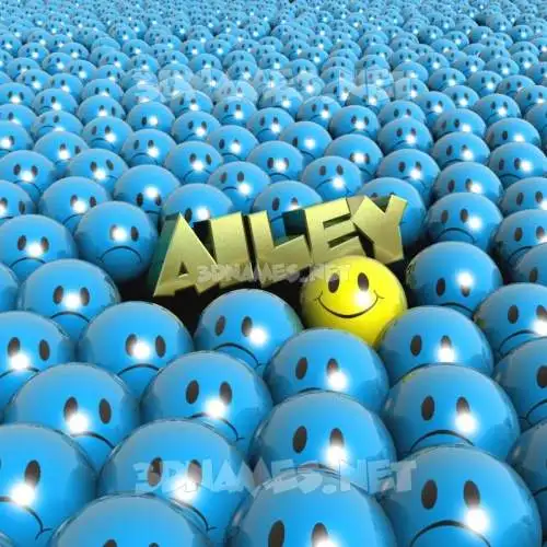 ailey in Special Smileys style - 3D name wallpaper ailey in Special Smileys style - 3D name wallpaper
