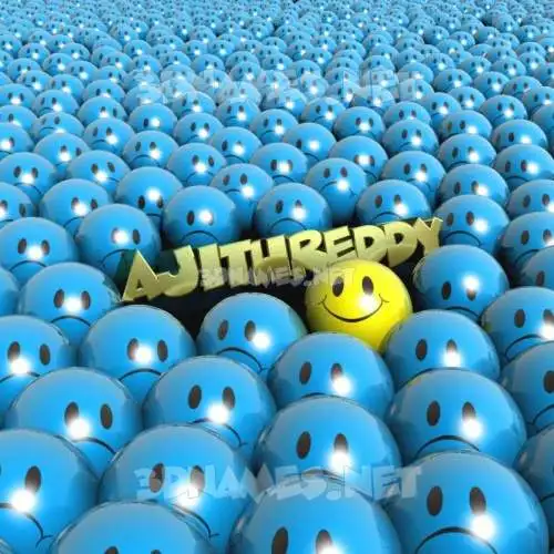 ajithreddy in Special Smileys style - 3D name wallpaper