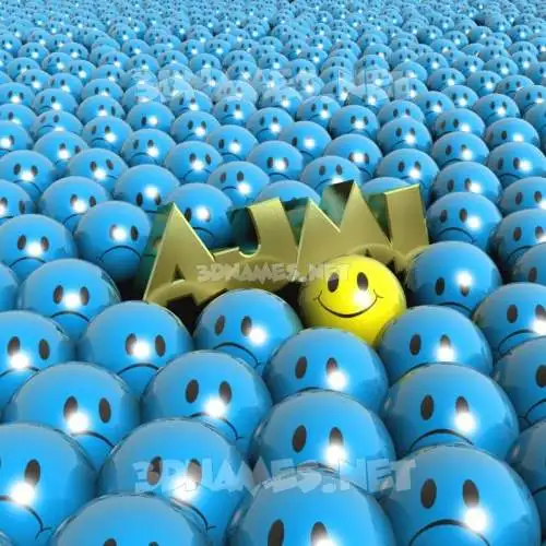 ajmi in Special Smileys style - 3D name wallpaper
