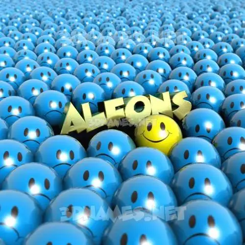 alfons in Special Smileys style - 3D name wallpaper