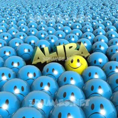 alira in Special Smileys style - 3D name wallpaper