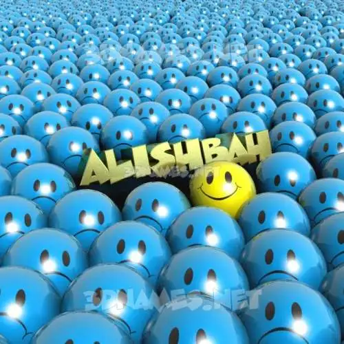 alishbah in Special Smileys style - 3D name wallpaper alishbah in Special Smileys style - 3D name wallpaper
