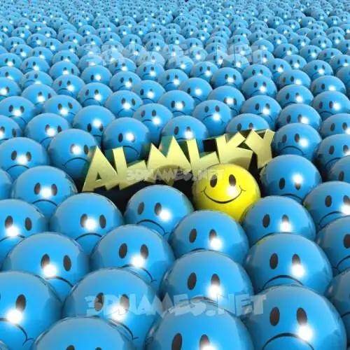 almlky in Special Smileys style - 3D name wallpaper