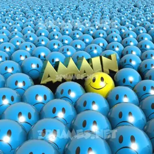 amain in Special Smileys style - 3D name wallpaper