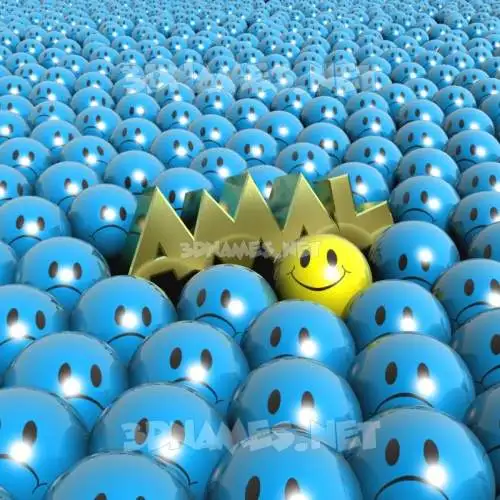 amal in Special Smileys style - 3D name wallpaper