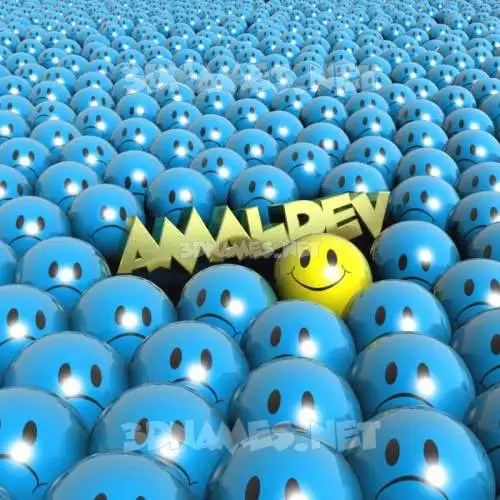 amaldev in Special Smileys style - 3D name wallpaper