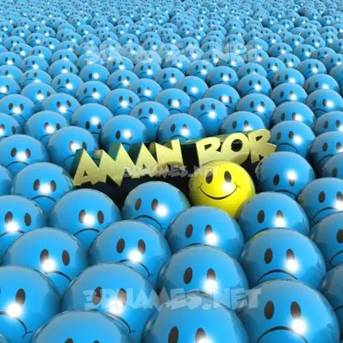 aman ror in Special Smileys style - 3D name wallpaper