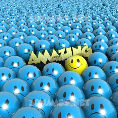 amazing in Special Smileys style - 3D name wallpaper