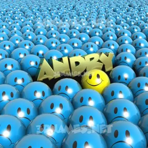 andry in Special Smileys style - 3D name wallpaper