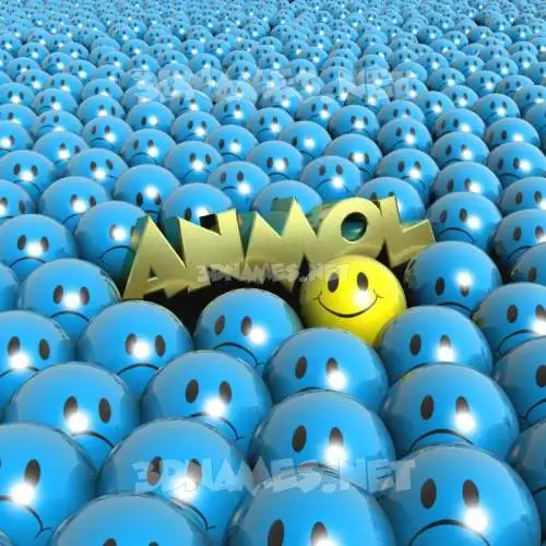 anmol in Special Smileys style - 3D name wallpaper