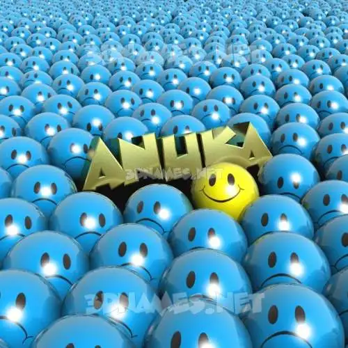 anuka in Special Smileys style - 3D name wallpaper anuka in Special Smileys style - 3D name wallpaper
